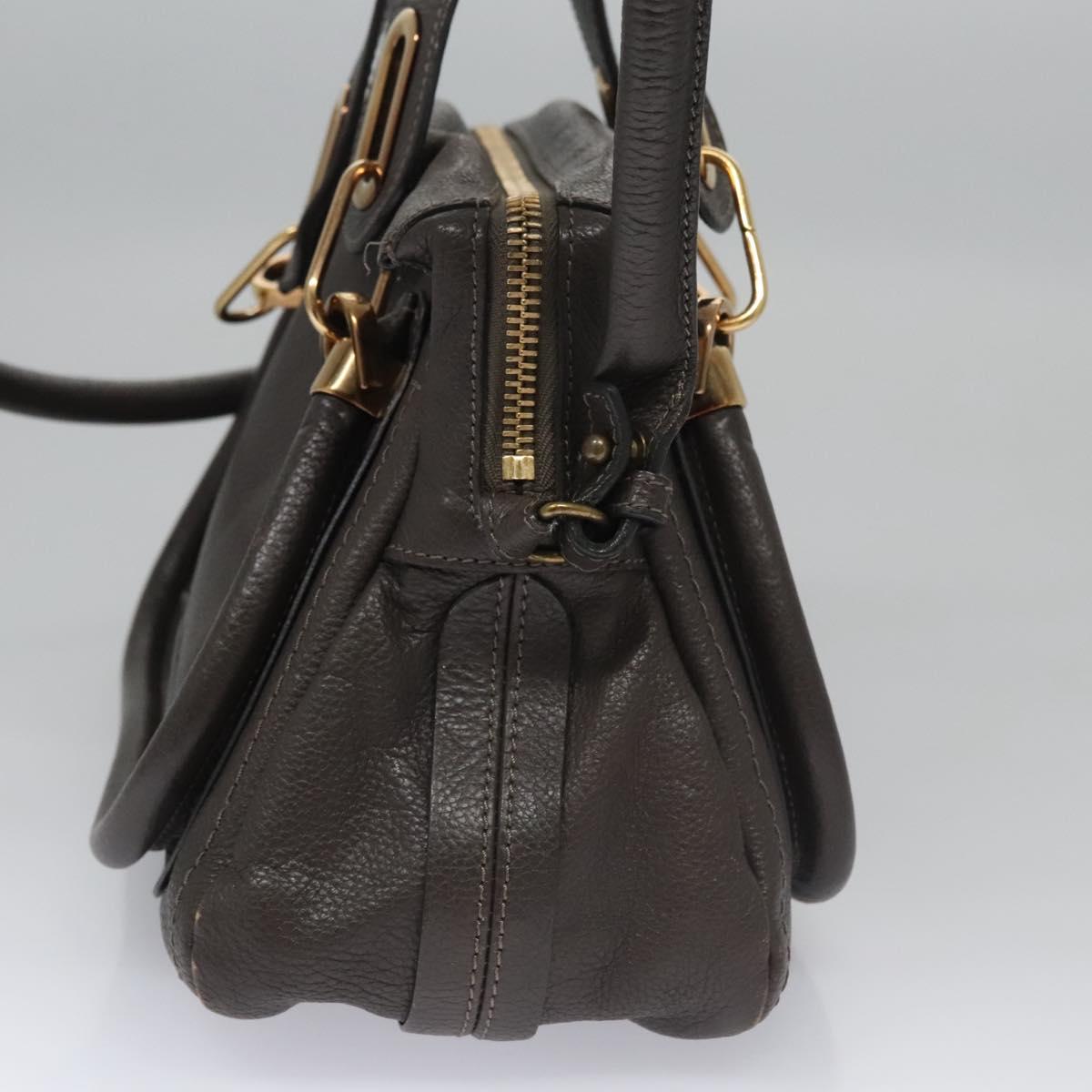 Chloe designer handbag leather closeup detail