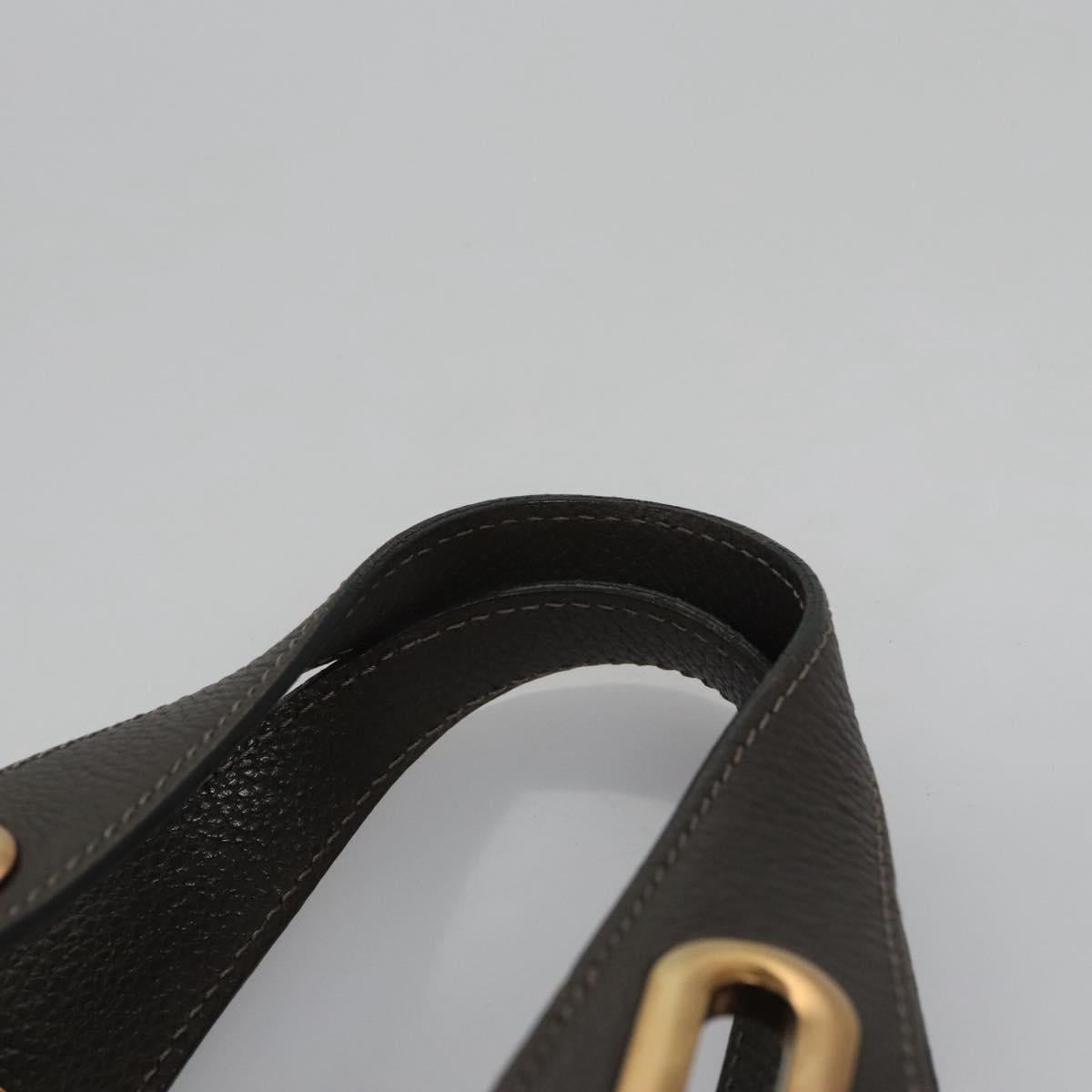 Chloe authentic luxury handbag Gray leather craftsmanship