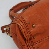 Orveline elegant leather Handbag close-up detail
