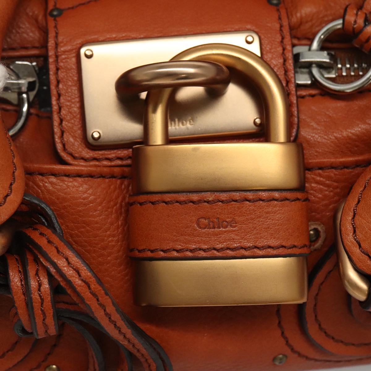 Side view of Chloe handbag Brown premium designer bag