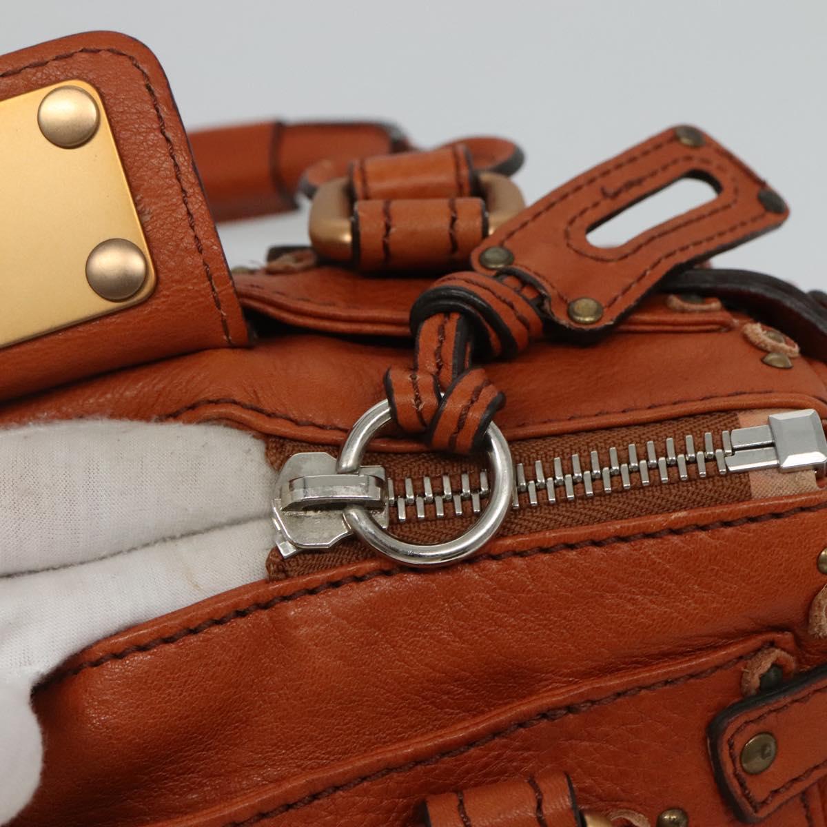 Chloe authentic luxury handbag Brown leather craftsmanship