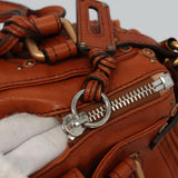 Orveline elegant leather Handbag top view