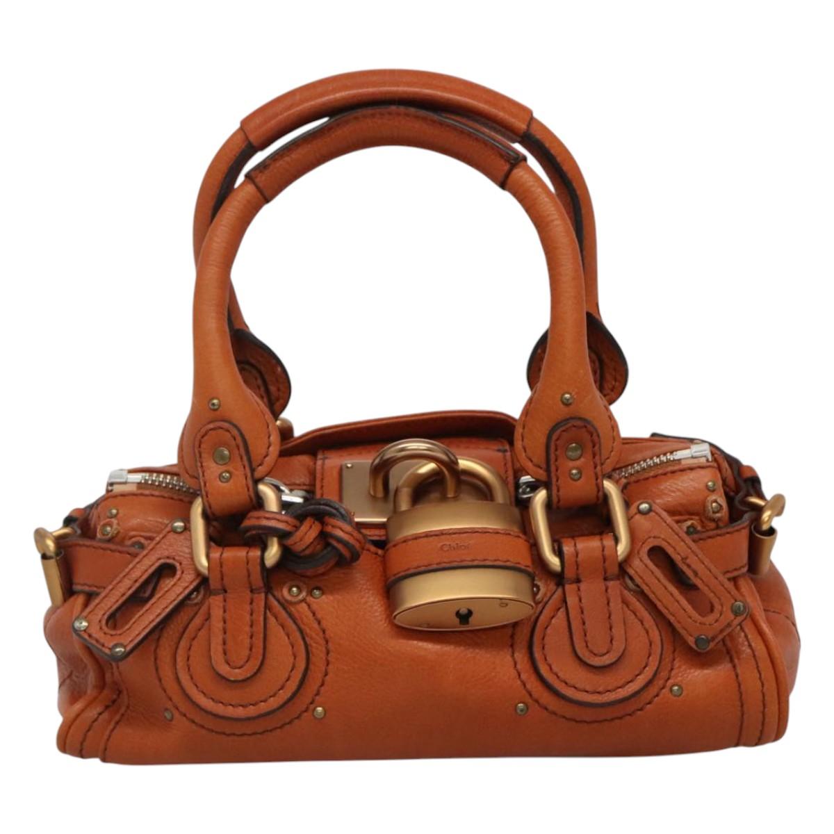 Orveline elegant leather Handbag top view