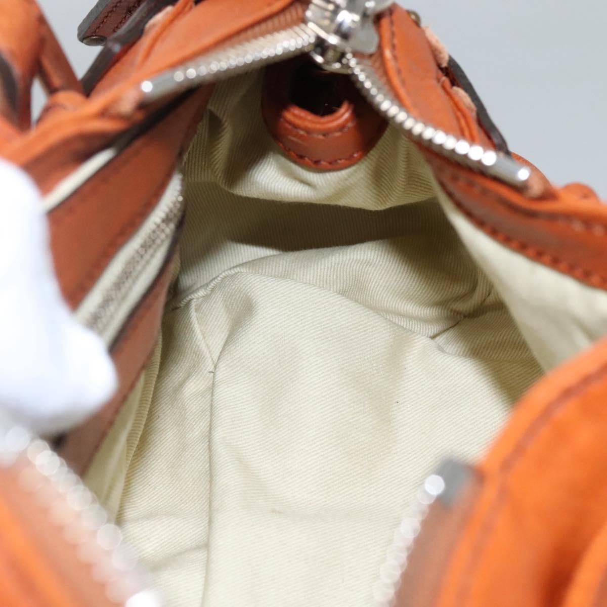 Orveline elegant leather Handbag top view