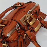 Orveline elegant leather Handbag top view