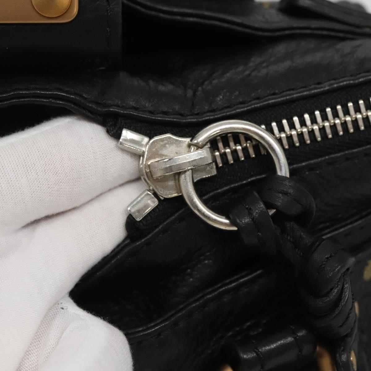 Chloe authentic luxury handbag Black leather craftsmanship