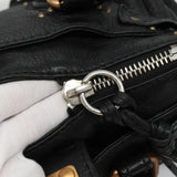 Chloe designer handbag leather closeup detail
