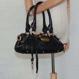 Silventique elegant leather Handbag top view