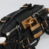 Silventique elegant leather Handbag top view