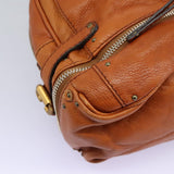 Side view of Chloe handbag Brown premium designer bag