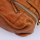 Chloe authentic luxury handbag Brown leather craftsmanship