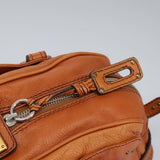 Chloe designer handbag leather closeup detail