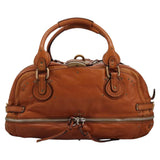 Telvaris elegant leather Handbag top view