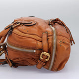 Telvaris elegant leather Handbag top view