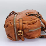 Chloe authentic luxury handbag Brown leather craftsmanship
