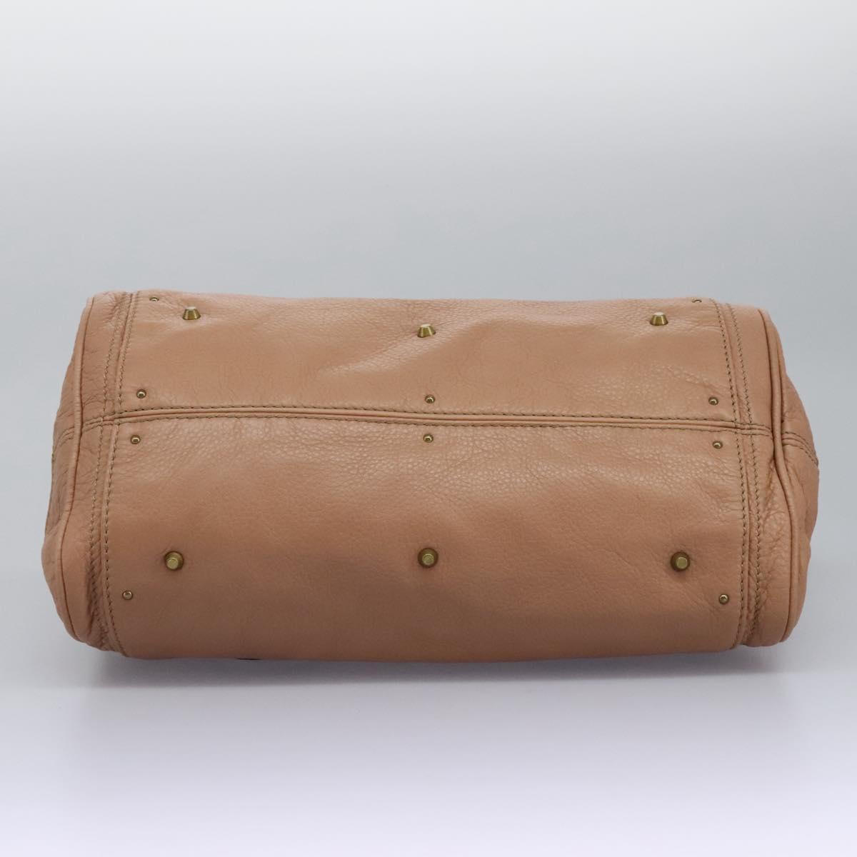 Chloe authentic luxury handbag Beige leather craftsmanship