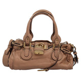 Side view of Chloe handbag Beige premium designer bag