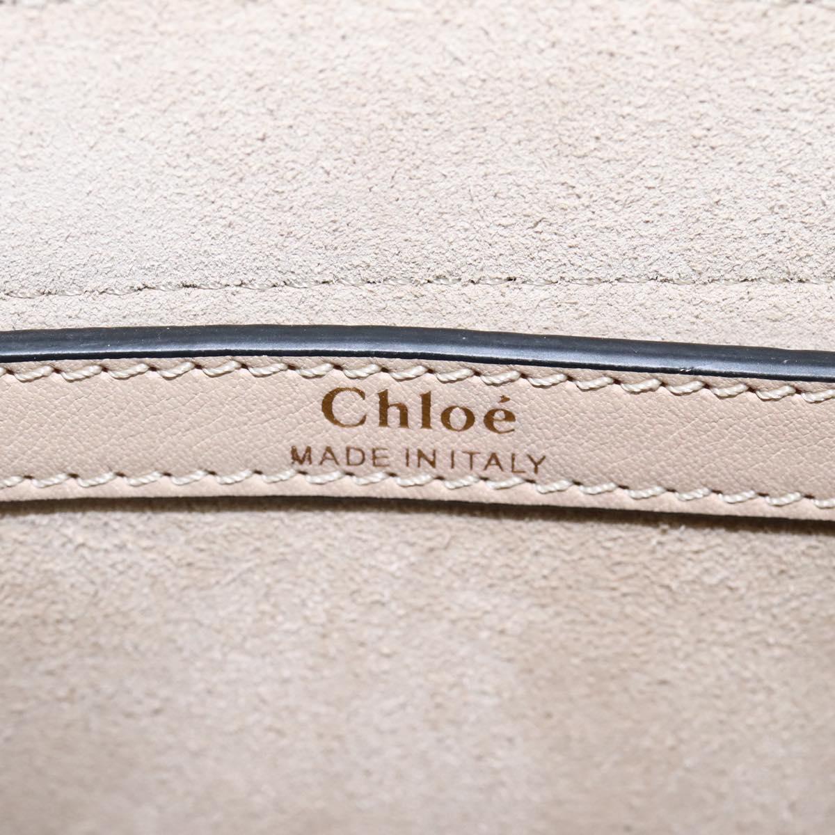Chloe designer shoulder bag leather closeup detail