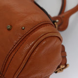 Side view of Chloe handbag Brown premium designer bag