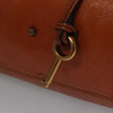 Chloe designer handbag leather closeup detail