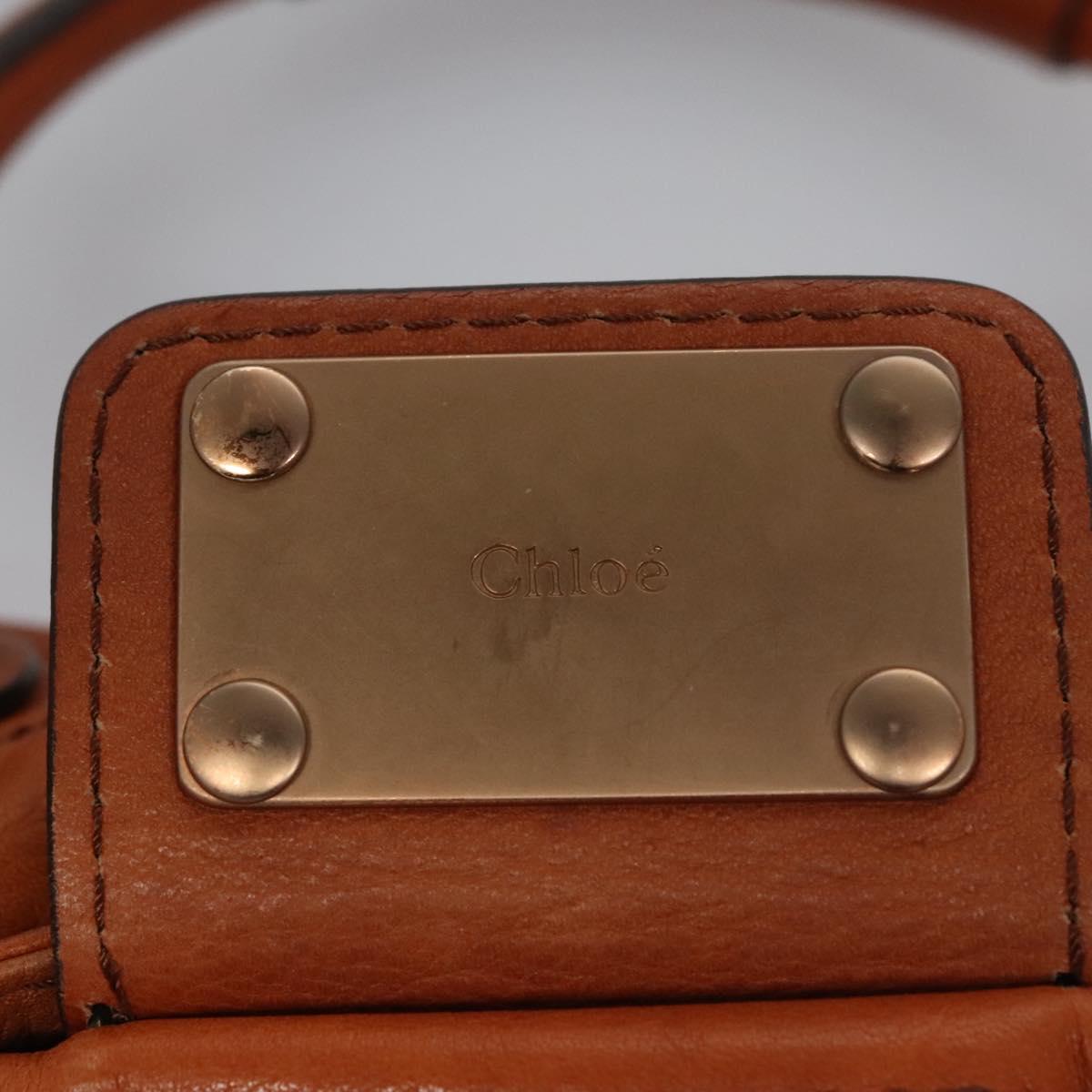 Chloe designer handbag leather closeup detail