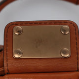 Chloe designer handbag leather closeup detail