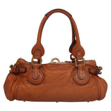Side view of Chloe handbag Brown premium designer bag