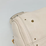 Silverique elegant leather Handbag back view
