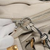 Silverique elegant leather Handbag top view