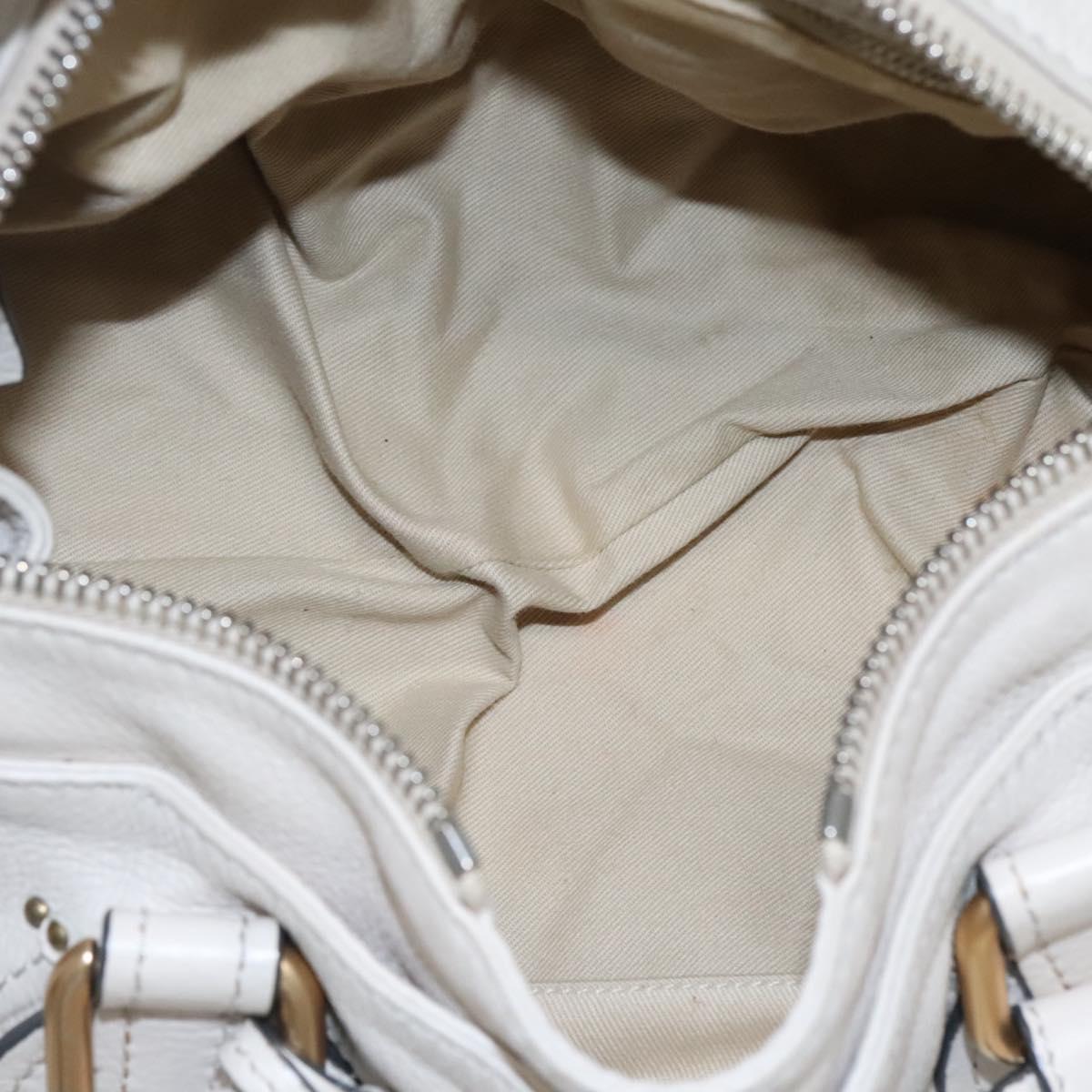 Chloe women's handbag White luxury designer leather