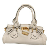 Side view of Chloe handbag White premium designer bag