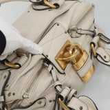 Silverique elegant leather Handbag top view