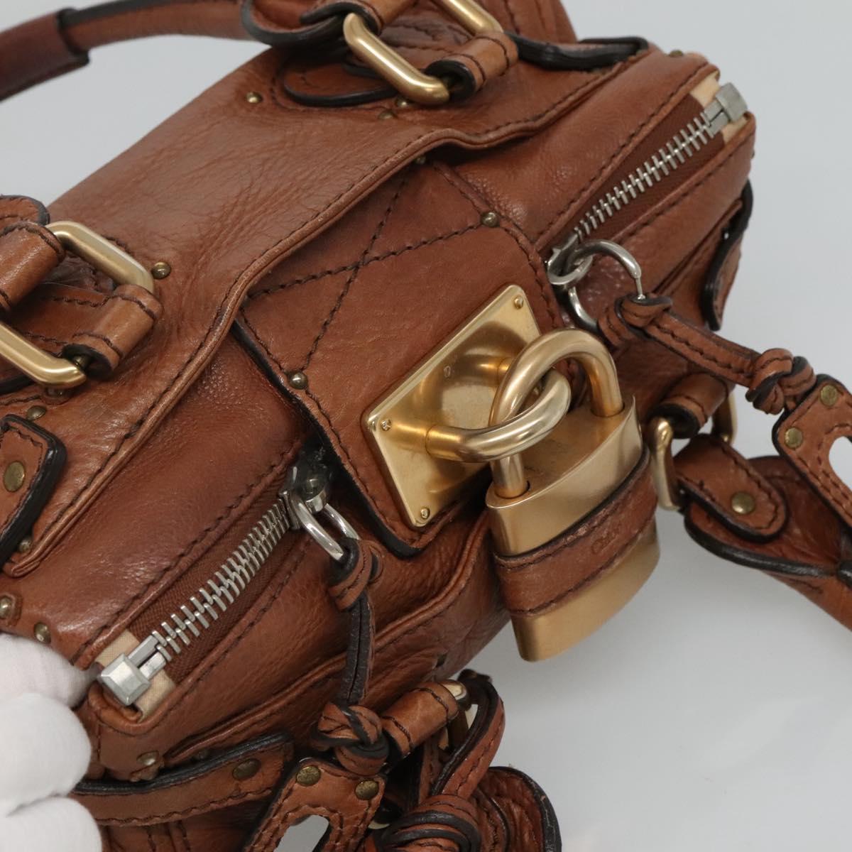 Chloe women's handbag Brown luxury designer leather