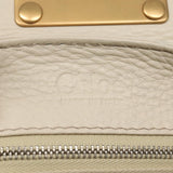 Chloe authentic luxury handbag White leather craftsmanship