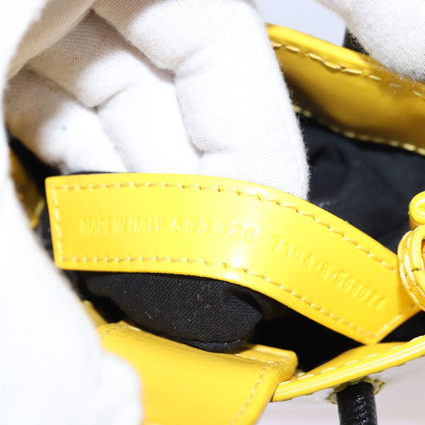 Balenciaga Phone Folder The Simpsons Bag Leather 2way Yellow 593826 | Designer Luxury Handbag