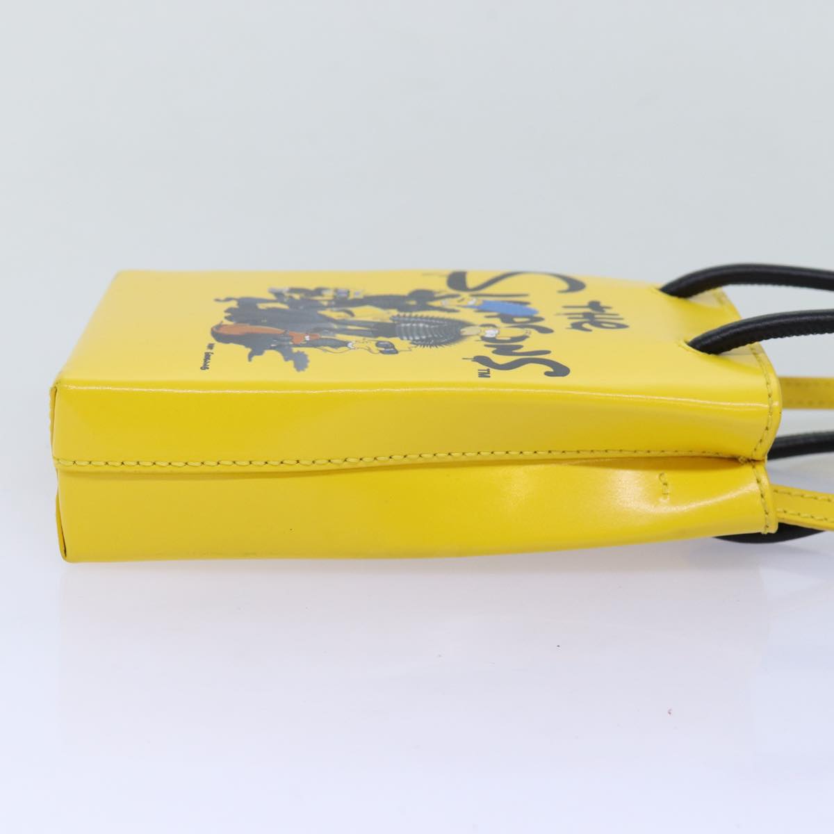 Balenciaga Phone Folder The Simpsons Bag Leather 2way Yellow 593826 | Designer Luxury Handbag