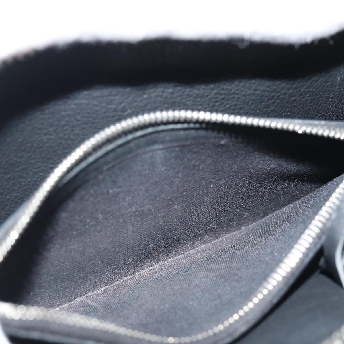 Balenciaga Paper Manny Long Wallet Leather Black Silver 371661 | Luxury Leather Wallet