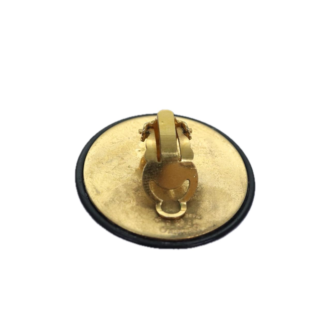 Chanel Jewellery? Chanel COCO Mark Earring metal Gold Auth ar12351 Luxury Designer Statement Jewellery
