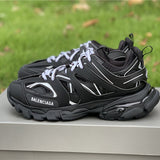 Balenciaga Chocolate Brown Low-Top Sneakers - Angled View