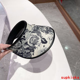 Close-up detail view of Louis Vuitton unisex cap