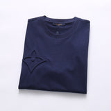 Side profile of Louis Vuitton cotton t-shirt with monogram-inspired silhouette