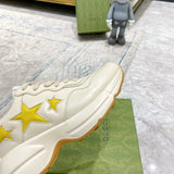 Gucci sneakers detailed view showing premium designer craftsmanship