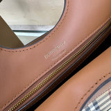 Modern Faux Leather Handbag - Sleek Minimalist Lines | Women's Premium Handbag #1144 - styled full view (image 7) of designer-inspired handbag