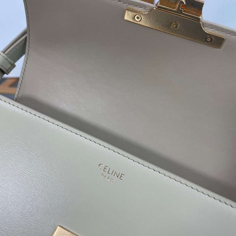 Top view of classic refined women's handbag – women's luxury accessory