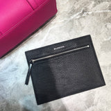 Chic Vegan Leather Handbag - Sleek Minimalist Lines | Women's Everyday Carry Handbag #922 - texture close-up (image 9) of designer-inspired handbag