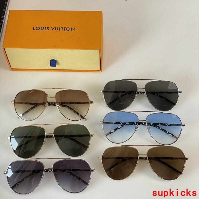 Lifestyle view of Louis Vuitton unisex sunglasses