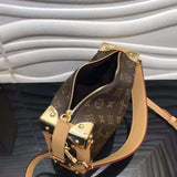 Front view of structured chic women's handbag – women's everyday handbag