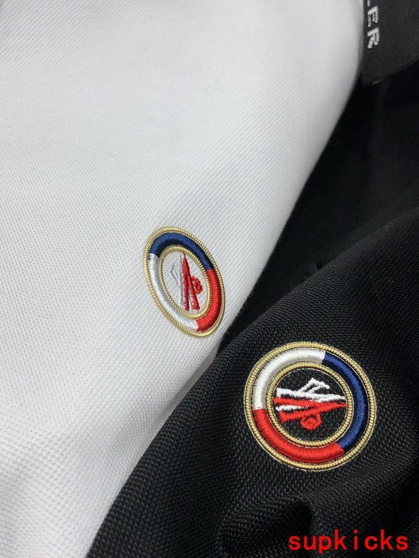 Back view of Moncler luxury clothing with tailored silhouette