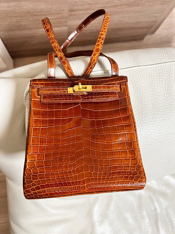 Sculpted bag shown from front angle