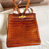 Sculpted bag shown from front angle